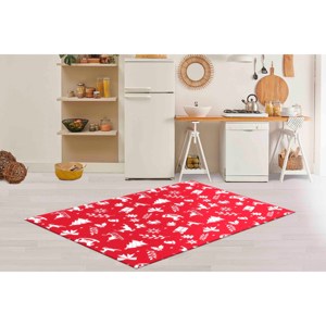 Festive Printed <b>Rug</b>, Christmas <b>Rug</b>, Xmas <b>Rug</b>, Christmas Gift <b>Rug</b>,<b>Chenille</b> <b>Rug</b> - Product Image 3