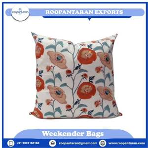 Handmade Modern Style Floral Heart Pattern Cushion <b>Cover</b> Vintage Cotton Pillowcase for <b>Sofa</b> <b>Bed</b> Woven Decorative Wholesale Price - Product Image 2
