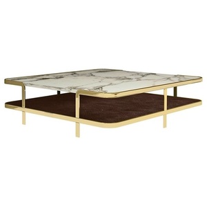 Patas de metal plateado estilo muebles de sala de estar redondo moderno decorativo decoración del hogar mesa auxiliar de Metal moderna - Product Image 5