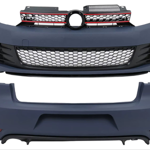 TUSAKAR Promotion Kit Carrosserie Pare-chocs Avant Arrière et Calandre pour VW GOLF 6 MK6, Amélioration R20 de Golf 6 2009 2010 2011 2012 2013 - Product Image 2