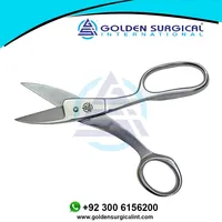 Ciseaux vétérinaires post-mortem en acier inoxydable 7 pouces Instruments professionnels Marque GOLDEN Modèle GSIB-100403