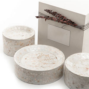 Nuevos Soportes para Postres Hexagonales con Incrustaciones de Nácar, Resistentes al Calor, para Ramadán, Eid Mubarak, Bandeja para Dátiles, Servidor de Chocolate - Product Image 1