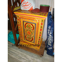 Coffre de rangement moderne en bois de récupération pour intérieur, boîte à couvertures, meuble indien en bois, table faite à la main, écologique, robuste et durable