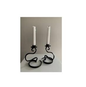 Portavelas de alambre de Metal dorado personalizado, soporte decorativo para luz de té para decoración del hogar, decoraciones de mesa, centro de mesa de alto estándar - Product Image 1