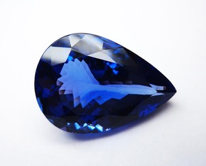 Pierre précieuse tanzanite en vrac certifiée de qualité fine en forme de goutte de larme bricolage pierre de naissance de décembre au meilleur prix de gros OEM - Product Image 1