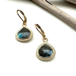 Tendance 925 Sterling Silver Labradorite Gemstone Boucles D'oreilles Bijoux À La Main En Argent Boho Style Boucles D'oreilles Bijoux Pour Femmes Cadeau - Product Image 1