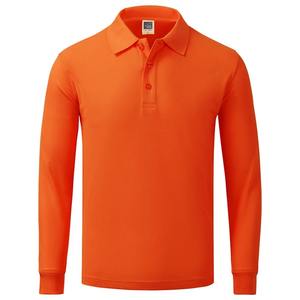 เสื้อโปโลแขนยาวคลาสสิกสำหรับผู้ชายและผู้หญิง ปักโลโก้บริษัท ออกแบบลายทีม งานพิมพ์  ลำลอง สีพื้น  ปักลาย - Product Image 6