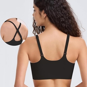 Offre Spéciale femmes professionnel Fitness Yoga soutien-gorge dos croisé Push Up sport soutien-gorge Gym vêtements actifs hauts sur mesure à Impact élevé - Product Image 5