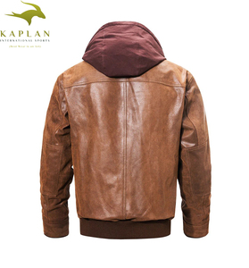 Diseño superior 100% Chaqueta de invierno de manga larga con cuello levantado de cuero de alta calidad para hombre Diseño personalizado disponible a un precio razonable - Product Image 3