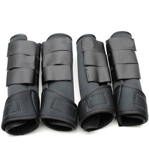 Bottes de brossage en néoprène confortables pour chevaux Protection des jambes Sécurité Wraps pour chevaux Porter de l'équipement vétérinaire équin d'équitation - Product Image 6