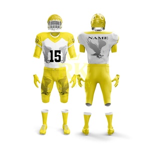 Nuevos Uniformes de Fútbol Americano de Secado Rápido, Transpirables, Antibacterianos, Talla Grande, Manga Corta, Personalizables, 100% Poliéster, Unisex - Product Image 6