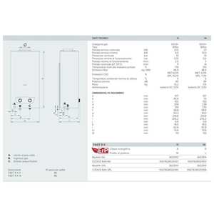 Calentador de Agua a Gas Ariston Fast R X de 11 Litros, Bajo en NOx, de Cámara Abierta, Metano, Alta Eficiencia - Product Image 3
