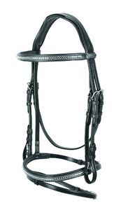Venta al por mayor precio barato calidad superior Real cuero caballo brida caballo filete cuero brida diseño personalizado precio barato al por mayor - Product Image 6