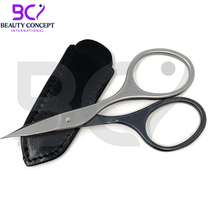 Tijeras para Uñas de Alta Calidad en Dos Tonos, Combinación de Color Negro Titanio, Hoja Curva con Punta Afilada, Precio Razonable - Product Image 4