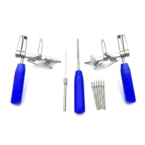 Juego de instrumentos distractores de cuerpo vertebral Caspar de acero inoxidable, manual, con guía de taladro, destornillador y tornillos - Product Image 1