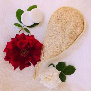 Loofah <b>Sponge</b> Pads for Bathing Teardrop Water Drop Shaped Pad Body Scrub Durable Luffa <b>Sponges</b> Wholesale - Product Image 4