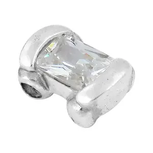 Colgante de oro rosa con baño de rodio y circonitas cúbicas, hecho a mano, para uso diario femenino. - Product Image 2