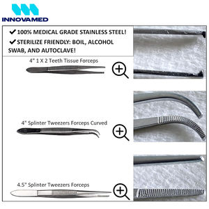 ชุดเครื่องมือผ่าตัดกายวิภาคศาสตร์ 12 ชิ้นพร้อมกระเป๋าพกพาสําหรับนักศึกษาชีววิทยาโดย INNOVAMED - Product Image 3