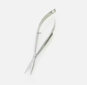 Micro tijera, instrumentos oftálmicos para ojos, Micro tijeras de resorte para recortador de pestañas profesional, tijeras de resorte de 10cm - Product Image 3