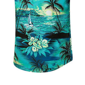 Camisa Hawaiana de Secado Rápido para Hombre, de Poliéster, Tropical, de Manga Corta, para Vacaciones, Resort, Moda - Product Image 6