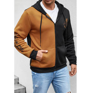 Las mejores sudaderas con capucha de invierno ligeras informales para hombre, diseño de cremallera con capucha teñida lisa, ropa de calle de lana de alta calidad - Product Image 1