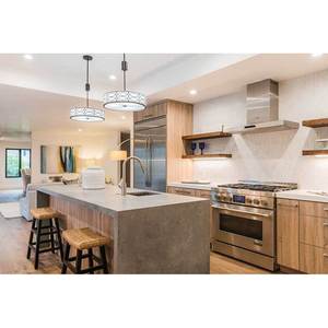 Plaque de quartz robuste en finition béton, design moderne, grande dalle pour cuisine et mur, durable et élégante - Product Image 5
