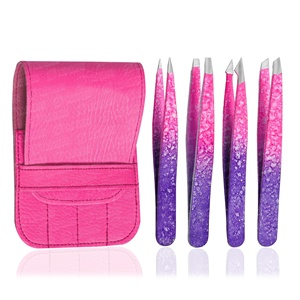 Pinzas resistentes para cejas de alta precisión, herramienta hecha a mano para dar forma a las cejas rebeldes para uso de belleza - Product Image 4