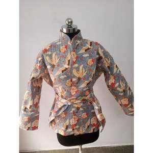 แจ็กเก็ตผ้าลินินสแปนเด็กซ์ปักโลโก้ได้ตามต้องการสำหรับฤดูใบไม้ผลิใบไม้ร่วง - Product Image 4