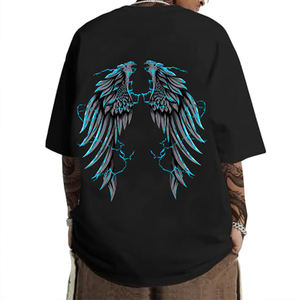 Camisetas de Verano Nuevas de Alta Calidad, Estilo Urbano, Impresión Dimensional Extra Grande, Transferencia de Calor, Diseño Personalizado, Impresión de Logotipo - Product Image 2