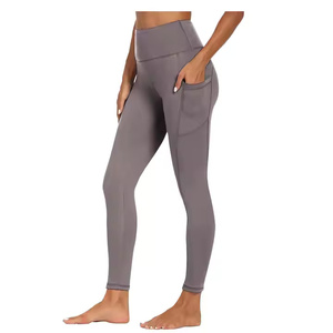 Venta al por mayor personalizado impreso transpirable señoras gimnasio legging estirable ropa activa para deportes Fitness tendencia Pantalones - Product Image 5