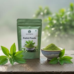 Poudre de Brahmi de qualité cosmétique naturelle 50g/15g lavable, emballage personnalisé pour la croissance des cheveux, approvisionnement en vrac au meilleur prix - Product Image 2