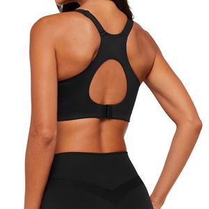 Sujetador deportivo de talla grande para mujer con cuello en V pronunciado y espalda cruzada, ropa deportiva de yoga, chaleco transpirable elástico en cuatro direcciones para gimnasio y running - Product Image 5