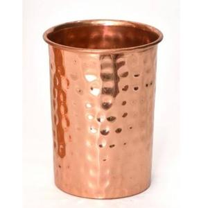 Beber vidrio de cobre con esmalte hecho a mano para el hogar a un precio razonable diseño martillado drinkware vidrio de metal para hotel - Product Image 1