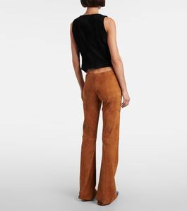 Pantalones Deportivos Acampanados para Mujer, Verano, Encaje, Frente Plano, Proveedores ODM, Elegantes, Duraderos, 100% Algodón, Transpirables, Ecológicos, Conjunto de Yoga - Product Image 5