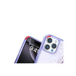 Étui en silicone transparent avec paillettes liquides pour iPhone 12 Pro, coque arrière en silicone souple pour les modèles A53 7 Plus 14 Plus 8 Plus - Product Image 2