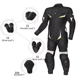 Combinaison de course en cuir pour moto, design personnalisé, respirante, imperméable, coupe-vent, anti-UV, séchage rapide, unisexe - Product Image 5