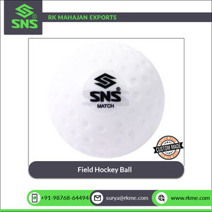 Fournisseur de confiance de balle de hockey sur gazon en PVC de qualité de match de construction creuse de surface alvéolée de haute qualité de l'Inde - Product Image 2