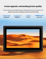 Nuevo Monitor Industrial TFT LCD de Marco Abierto con Pantalla Táctil Capacitiva de 15.6/21.5 Pulgadas, IP65 Impermeable, ODM/OEM, Serial, DC, USB/DVI, Metálico