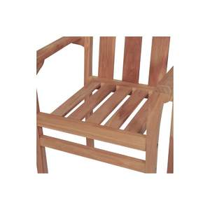 Silla de Comedor Rico - Diseño de Teca Resistente para Exteriores, Apilable y Elegante para Uso en Parques y Hoteles - Product Image 5