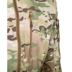 Veste de chasse softshell légère pour homme, col montant, fermeture éclair, imperméable, coupe-vent, pour l'extérieur - Product Image 6