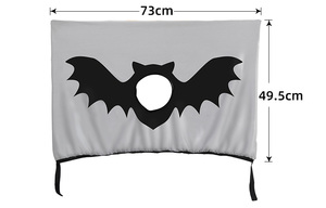 Produits personnalisés pour chiens d'Halloween Couverture de fenêtre de voiture Toile de barrière de conception pour chiens de compagnie - Product Image 3