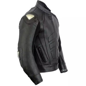 Vestes de moto en cuir professionnelles en gros, meilleur design 2023, veste de moto en cuir pour hommes - Product Image 2