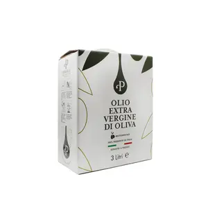 Aceite de oliva virgen extra de calidad superior Apulian Aceite de fruta prensado en frío vegano 3 L Almacenar en un lugar fresco y seco, evitar el sol 3L, 5L