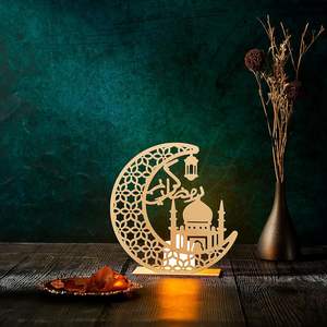 Décor de Ramadan en bois fait à la main parfait pour les occasions de cadeaux personnalisés et les fêtes de famille - Product Image 5