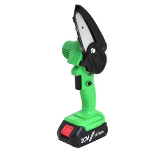 Oplaadbare Mini Handheld Draadloze Elektrische Kettingzaag Houtsnijder Voor Industrieel Gebruik
