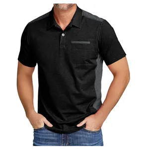 Polo élastique et léger en jersey de haute qualité pour hommes, service OEM - Product Image 6