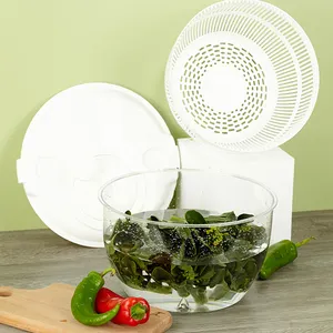 Personalizado Fabricante Lavadora Espinafre Cozinha Vegetal Manual 2024 Fácil de Usar Salada Spinner