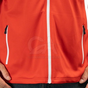 Sweat à capuche Softshell résistant à l'eau pour hommes Doublure thermique Vêtements de plein air pour hommes Veste Softshell d'extérieur avec capuche - Product Image 2