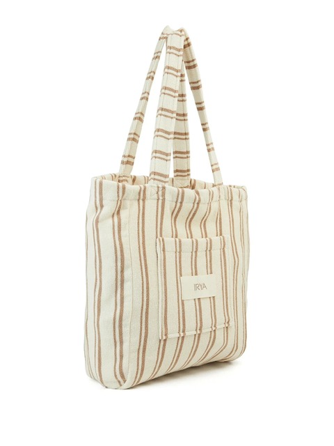 Custom Cotton Beach Tote Bag Striped Reusable Shopper Bag Travel Tote Private Label OEM ODM