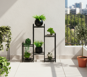 Soporte metálico para plantas, estante para macetas, expositor de plantas, estantería de varios niveles, soporte metálico para flores - Product Image 4